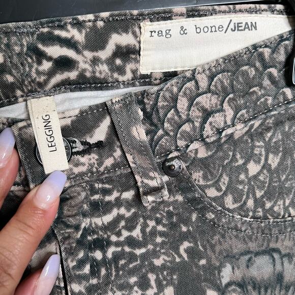 Rag & Bone Jean Legging Size 26 Feather pattern - Picture 7 of 9